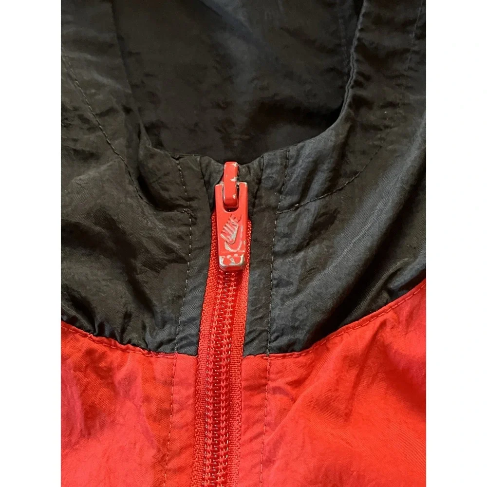 Nike Core Amplify Windrunner Windbreaker Red Black Sz‎ L Youth Kids Jacket